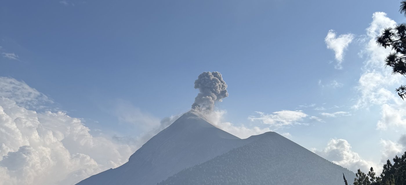Erupción del Volcán de Fuego, Guatemala