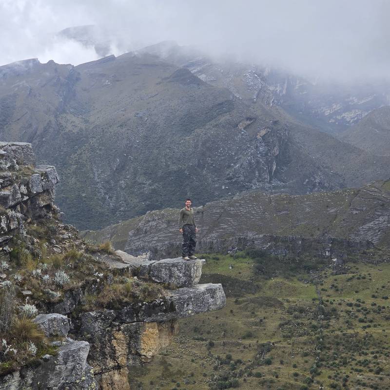 Overlooking a nevado in El Cocuy National Park