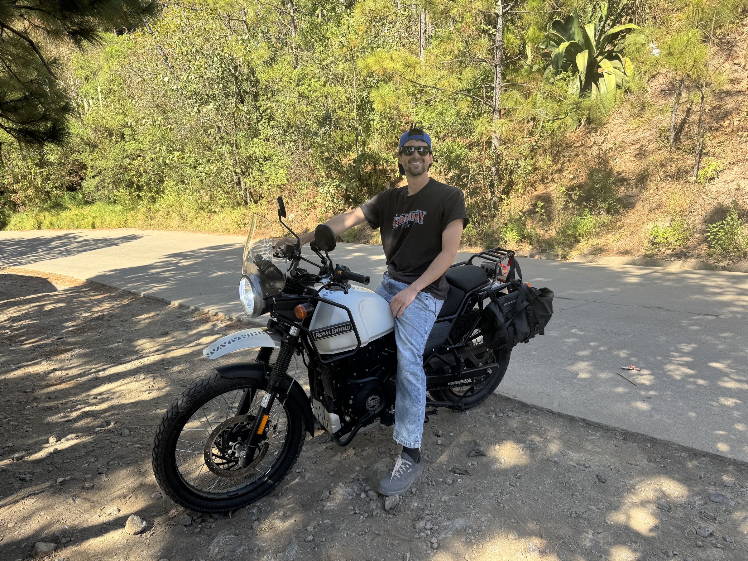 Riding south from New York City